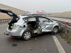 Karambol na S8. Trasa do Warszawy zablokowana