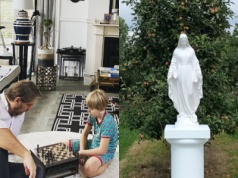 Tak mieszka Wojciech Modest Amaro. Przy domu ma własną kaplicę