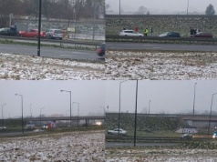 Lublin: Kilka pojazdów rozbitych na al. Tysiąclecia