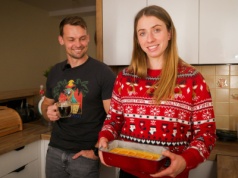 Sto ryb na święta, najlepszy sernik oraz poczucie misji. Klaudia Zwolińska i Grzegorz Hedwig przy ,,sportowym” stole