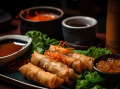 Chrupiące sajgonki z szarpaną kaczką. Orientalny hit w wydaniu Mateusza Gesslera