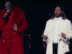 Snoop Dogg i Jimek podczas Halftime Show Netflixa. Zaśpiewały też K-popowe łowczynie demonów