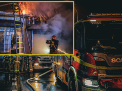 Pożar targowiska w Warszawie. Policja zatrzymała 36-latka