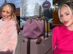 Caroline Derpieński i jej luksusowe tobołki meldują się w Aspen. Taka to pożyje? (FOTO)