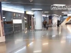 Pożar w hali odlotów na Lotnisku Chopina. Na miejscu działało około 10 zastępów straży pożarnej. Ewakuowano terminal