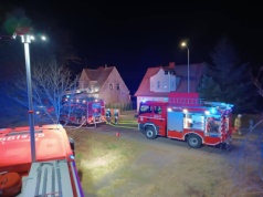 Okonek – pożar budynku mieszkalnego