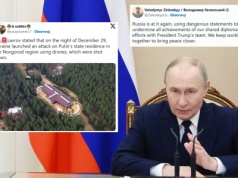 Ławrow oskarża Ukrainę o atak na Putina. Zełenski dementuje!