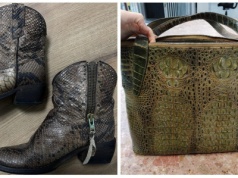 Egzotyczna galanteria na granicy. KAS zatrzymała wyroby ze skór pytona i krokodyla