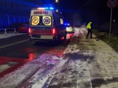 Pijany rowerzysta wjechał pod karetkę w Raciborzu