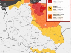 IMGW podwyższa alerty! Dla Warszawy i Mazowsza II stopień. Warmia i Mazury III stopień!
