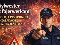 Sylwester z fajerwerkami — policja przypomina o zasadach bezpieczeństwa