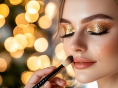 Najmodniejszy makijaż na sylwestra: Rządzą "Cloud Dancer" i brokat