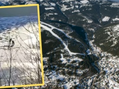 Kobieta wjechała z dzieckiem w wózku na kruchy lód. Nagranie szokuje