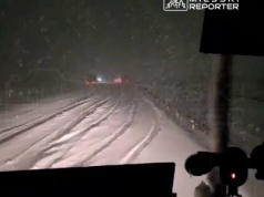 Kolejny fragment S7 zasypany! Kierowcy utknęli w zaspach na wysokości Mławy