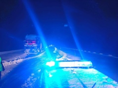 Intensywne opady śniegu na Warmii i Mazurach. Poważne utrudnienia na drogach, miejscami nawet 65 cm śniegu