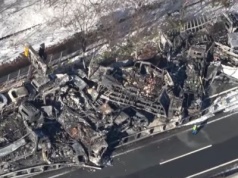 Gigantyczny karambol na autostradzie. Spłonęło 20 pojazdów