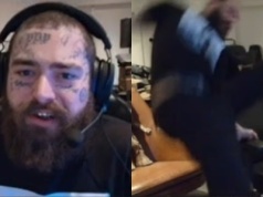 Post Malone przesadził na Twitchu. Backflip, krzesło i kontuzja