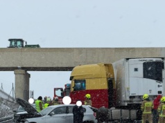 Karambol na autostradzie A4. Potężne utrudnienia na drodze