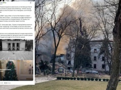 Upiorne barbarzyństwo Rosjan w teatrze w Mariupolu