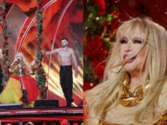 Odziana w ZŁOTY gorset Maryla Rodowicz czaruje na Sylwestrze TVP w towarzystwie PÓŁNAGICH mężczyzn. Ikona?