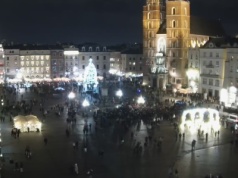 Kamera Kraków Rynek Główny na żywo – sylwestrowa noc w sercu miasta