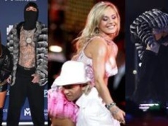 Blanka i Malik Montana robią show podczas sylwestra TVP. Raper wyniósł "Bejbę" ze sceny (ZDJĘCIA)