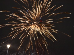 Elblążanie powitali Nowy Rok