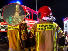 Pożar w centrum Poznania. Choinka stanęła w ogniu