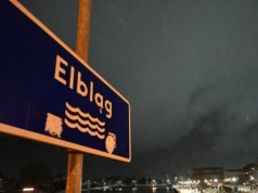 ​Wyrwa w wale przeciwpowodziowym pod Elblągiem