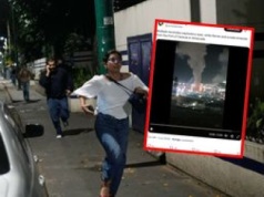 Seria eksplozji i syreny w Caracas