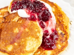 Placki twarogowe fit