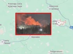 Słupy ognia widoczne z daleka. Pożar w strefie przemysłowej w Rosji