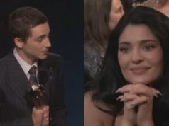Timothee Chalamet WYZNAJE MIŁOŚĆ Kylie Jenner odbierając nagrodę: 
