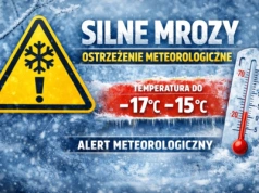 IMGW ostrzega: silne mrozy w Podlaskiem. Temperatura spadnie nawet do -17°C