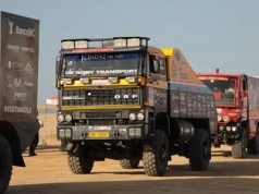 DAF 3300 „The Bull” goni osobówki w Dakarze 2026: polska załoga z dwoma silnikami