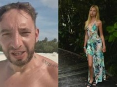 Adam Konkol na rajskich wakacjach na Malediwach. Towarzyszyła mu nastoletnia córka