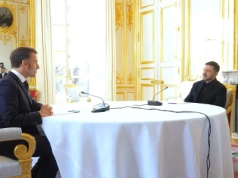 Zełenski spotkał się z Macronem. "Omawialiśmy właśnie to..."