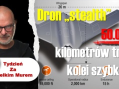 50.000 km tras kolei szybkich — Dron “stealth” CH -7 — Tydzień za Wielkim Murem