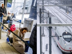 Obfite opady śniegu paraliżują Holandię. Setki odwołanych lotów, chaos na kolei