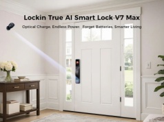 Lockin V7 Max. Smart lock zasilany… światłem z drugiego końca korytarza. Nigdy nie wymienisz w nim baterii