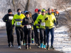 -15 stopni im nie straszne. Ósmy raz spotkali się na Noworocznym Rozbieganiu