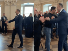 Nawrocki pojawił się na Jasnej Górze, a tu takie sceny. Nagle rozległy się krzyki