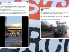 Tysiące rolników z Irlandii protestuje przeciwko Mercosur