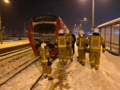 Ewakuacja pasażerów z pociągu w Sędziszowie Małopolskim. Interweniowała straż pożarna
