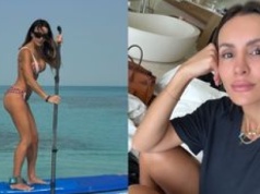 Bawiąca w Arabii Saudyjskiej Sara Boruc pręży smukłe ciałko na SUP-ie (FOTO)