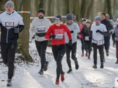 Mróz? To żadna przeszkoda. 410 osób dobiegło do mety w Lesie Osobowickim