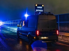 Zimowe drogi w powiecie oświęcimskim. Dwie nocne kolizje i apel służb o rozsądek