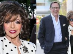 92-letnia Joan Collins zachwyca formą u boku o 33 lata młodszego męża. W jedno popołudnie obskoczyła dwa eventy (ZDJĘCIA)