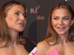 Zdezorientowana Anna Lewandowska gubi się po pytaniu o studniówkę. 