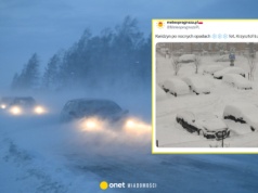 Silne śnieżyce suną przez Polskę. Na Kaszubach zaspy po kolana
